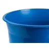 Papelera plastico q-connect azul opaco 13 litros 275x285 mm