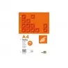 Papel liderpapel a4 80g/m2 liso 4 taladros paquete de 100 hojas