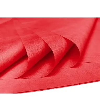 Papel seda liderpapel 52x76cm 18g/m2 bolsa de 5 hojas rojo