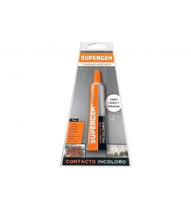 Pegamento supergen contacto incoloro 20 ml unidad