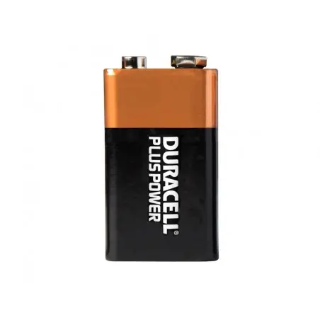 Pila duracell alcalina plus 9v blister con 1 unidad