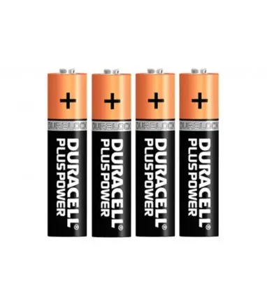 Pila duracell alcalina plus aaa blister con 4 unidades