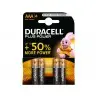 Pila duracell alcalina plus aaa blister con 4 unidades