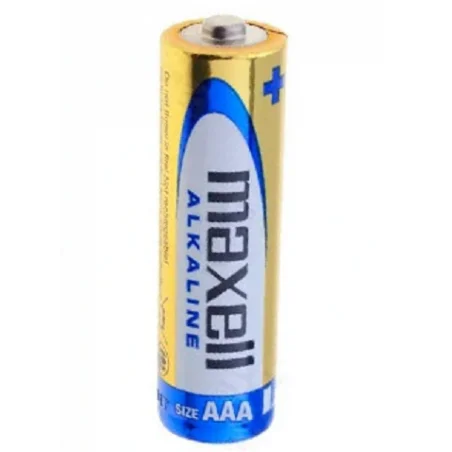 Pila maxell alcalina 1.5 v tipo aaa lr03 blister de 4 unidades