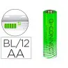 Pila q-connect alcalina aa blister con 12 unidades