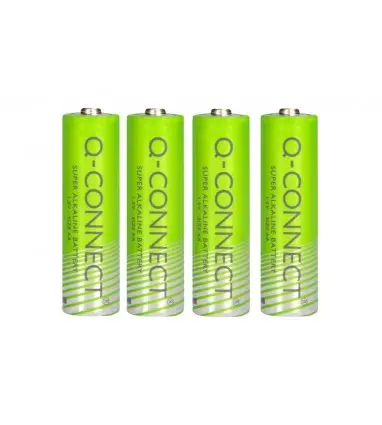 Pila q-connect alcalina aa blister con 4 unidades