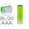Pila q-connect alcalina aaa paquete con 20 unidades