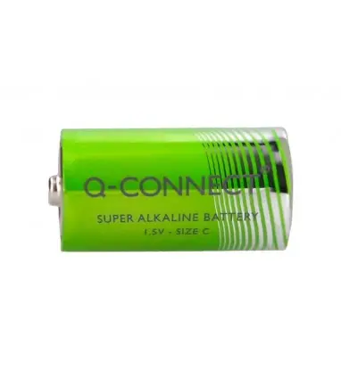 Pila q-connect alcalina c blister de 2 unidades