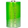 Pila q-connect alcalina d blister de 2 unidades