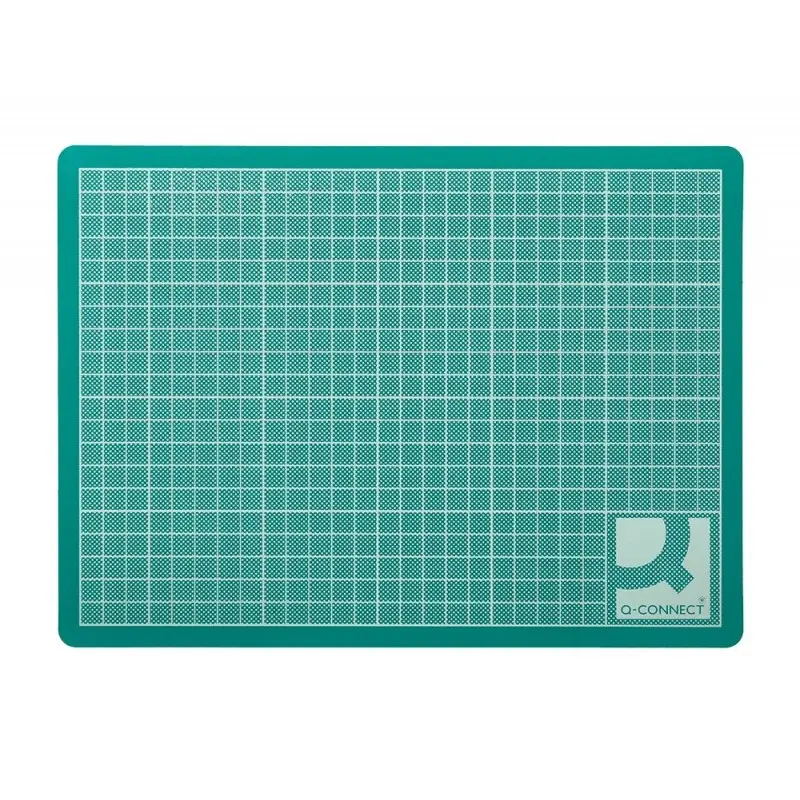 Plancha para corte q-connect din a4 3 mm grosor color verde