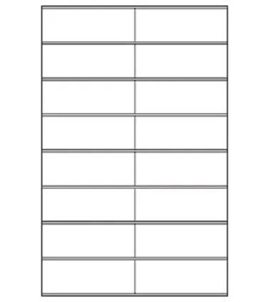 Etiqueta adhesiva apli 1274 tamaño 105x37 mm fotocopiadora laser ink-jet caja con 100 hojas din a4