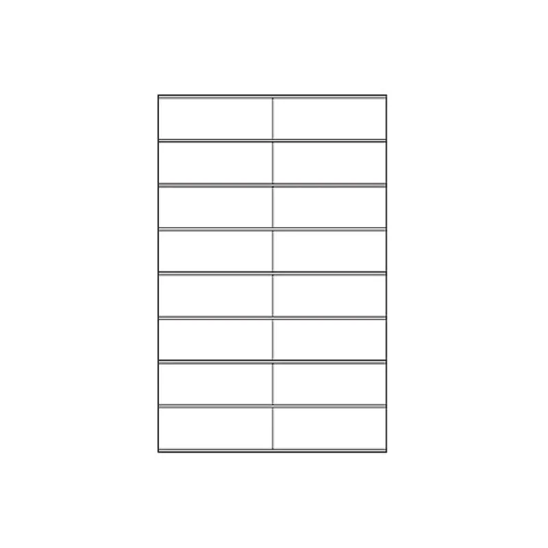 Etiqueta adhesiva apli 1274 tamaño 105x37 mm fotocopiadora laser ink-jet caja con 100 hojas din a4