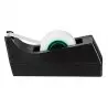 Portarrollo sobremesa scotch c38 color negro incluye 3 cintas scotch magic 33 mt x 19 mm