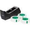 Portarrollo sobremesa scotch c38 color negro incluye 3 cintas scotch magic 33 mt x 19 mm