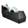 Portarrollo sobremesa scotch c38 color negro incluye 3 cintas scotch magic 33 mt x 19 mm