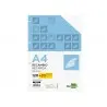 Recambio liderpapel a4 120 hojas 70g/m2 horizontal sin margen 4 taladros bandas de 5 colores