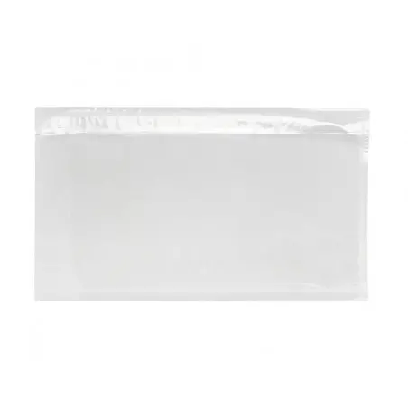 Sobre autoadhesivo q-connect portadocumentos 225x122 mm ventana transparente paquete de 100 unidades