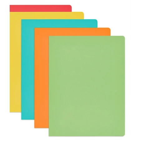 Subcarpeta cartulina gio din a4 colores pasteles surtidos 180 g/m2 paquete de 50 unidades