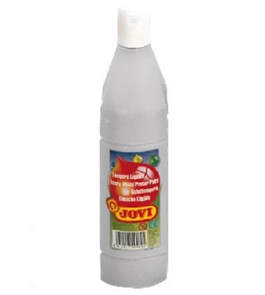 Tempera liquida jovi escolar 500 ml plata