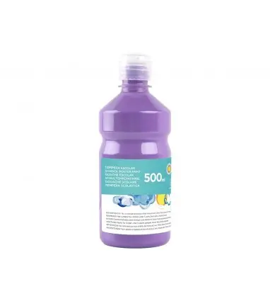 Tempera liquida liderpapel escolar 500 ml lila