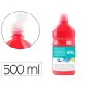 Tempera liquida liderpapel escolar 500 ml rojo escarlata