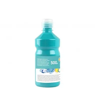 Tempera liquida liderpapel escolar 500 ml turquesa