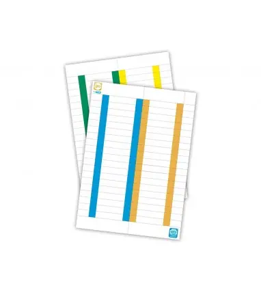 Tira de papel para visores pack de 250 etiquetas