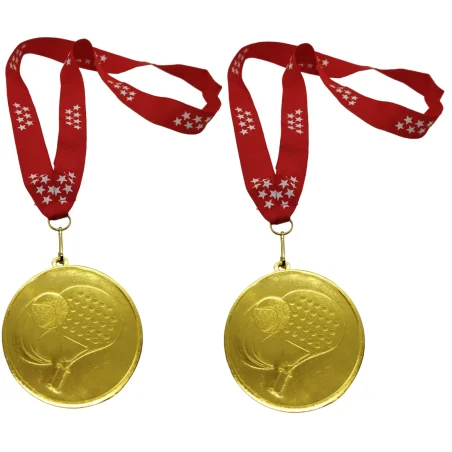 Medallas de Padel de 7 cm con Cinta para Medalla de la Comunidad de Madrid (2 unidades)