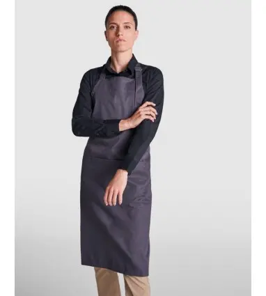 Delantal largo BOST en poliéster reciclado y algodón reciclado