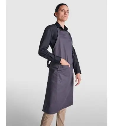 Delantal largo BOST en poliéster reciclado y algodón reciclado