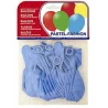 GLOBOS PASTEL AZUL CELESTE BOLSA DE 20 UNIDADES
