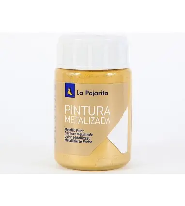 Pintura metalizada la pajarita oro rico 35 ml