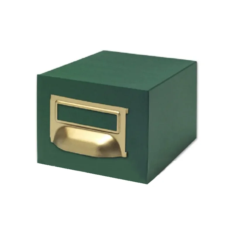 Fichero fichas tela verde 1000 fichas n.1 tamaño 65x95 mm
