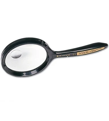 Lupa q-connect cristal bifocal 50 mm mango curvo