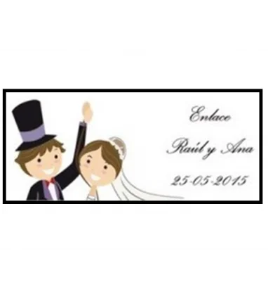 LOTE 33 ETIQUETAS PARA DETALLE BODA BAUTIZOS Y COMUNIONES ADHESIVAS