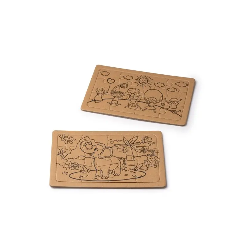 pack de 2 puzzles ZEON de cartón reciclado