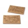pack de 2 puzzles ZEON de cartón reciclado