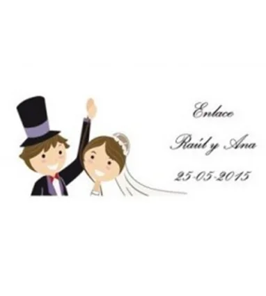 LOTE 65 ETIQUETAS PARA DETALLE BODA BAUTIZOS Y COMUNIONES ADHESIVAS