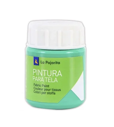 Pintura para tela la pajarita verde esmeralda 25 ml