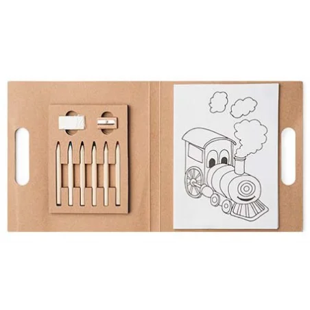 SET ESCRITURA RESOL con dibujo, lapiceros, sacapuntas y goma