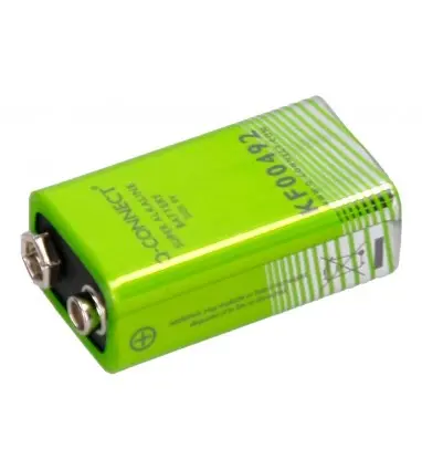 Pila q-connect alcalina 9v blister con 1 unidad