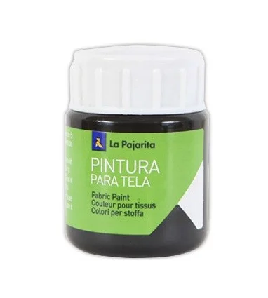 Pintura para tela la pajarita negro 25 ml