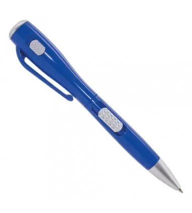 Lote 50 Bolígrafos Linterna Led en color azul con envío incluido