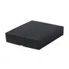 Lote de 50 Cajas Presentación Mexar de Cartón Corrugado en color negro de 21 x 5 x 25 cm