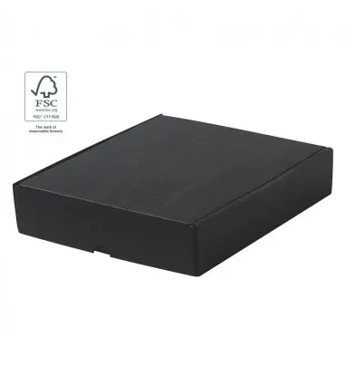 Lote de 50 Cajas Presentación Mexar de Cartón Corrugado en color negro de 21 x 5 x 25 cm