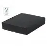 Lote de 50 Cajas Presentación Mexar de Cartón Corrugado en color negro de 21 x 5 x 25 cm