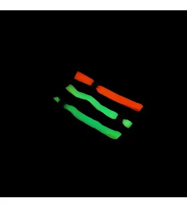 Pulsera Fluorescente Clasmy Ajustable con Cierre de Seguridad de Poliéster y ABS