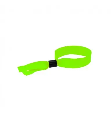 Pulsera Fluorescente Clasmy Ajustable con Cierre de Seguridad de Poliéster y ABS