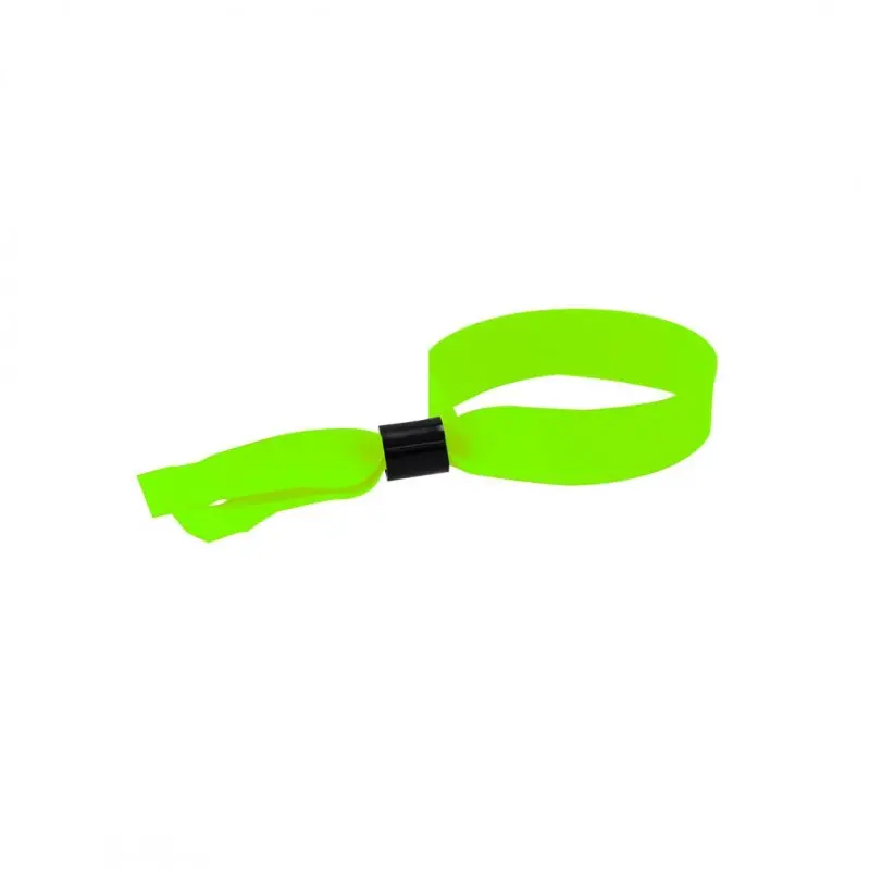 Pulsera Fluorescente Clasmy Ajustable con Cierre de Seguridad de Poliéster y ABS