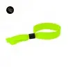 Pulsera Fluorescente Clasmy Ajustable con Cierre de Seguridad de Poliéster y ABS
